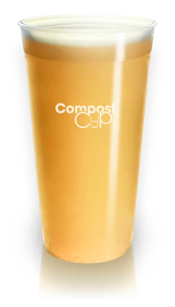 Gobelet Compost Cup : le premier verre sans plastique, réutilisable et compostable.